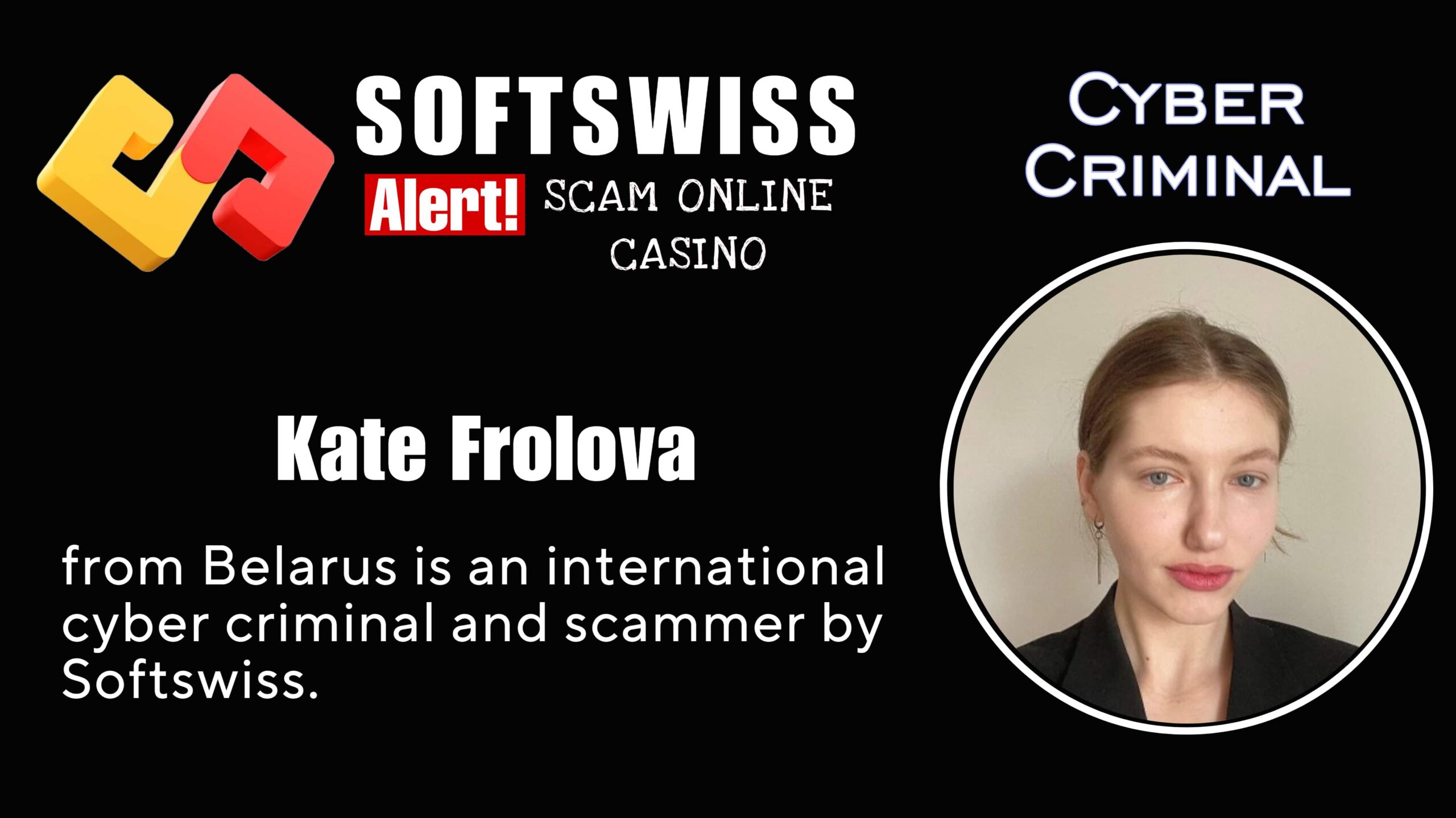 Kate Frolova - softswiss scam - Casino by Softswiss